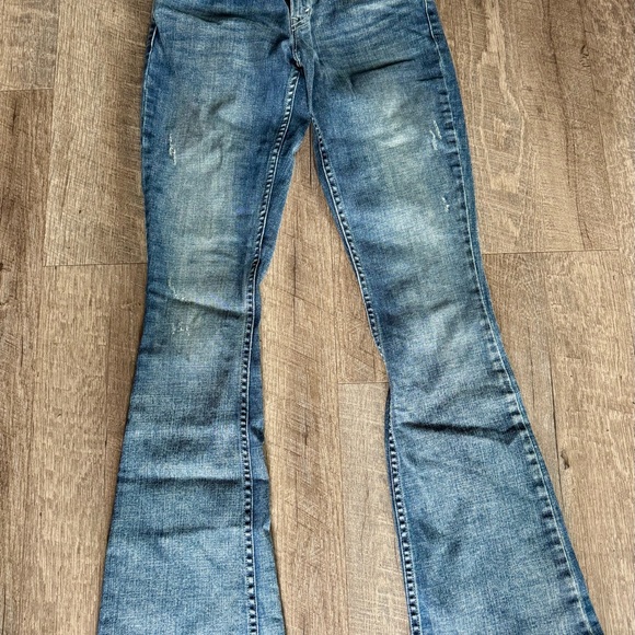 Vintage Levi’s 524 Too Superlow Button Flap Back Pockets w/ Button Closure Jeans - Picture 8 of 16